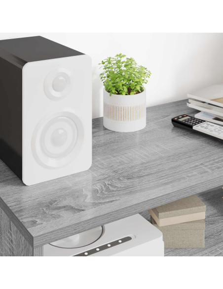 Mobile TV Grigio Sonoma 100 x 35 x 40 cm Legno multistrato