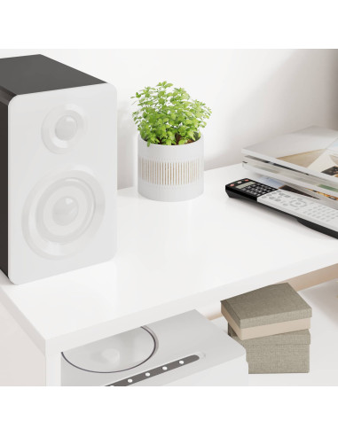 Mobile TV Bianco 80 x 30 x 40 cm Legno multistrato