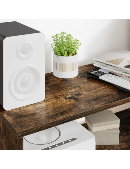 Mobile TV Rovere fumé 80 x 30 x 40 cm Legno multistrato