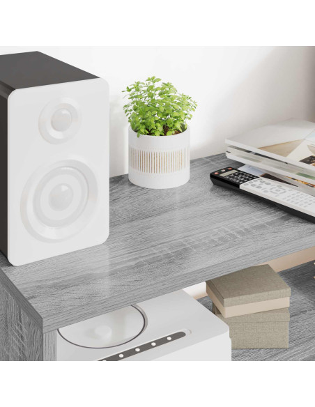 Mobile TV Grigio Sonoma 80 x 30 x 40 cm Legno multistrato