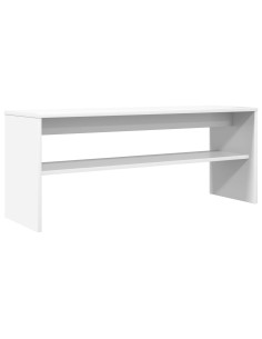 Mobile TV Bianco 100 x 30 x 40 cm Legno multistrato 2