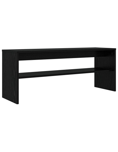 Mobile TV Rovere Nero 100 x 30 x 40 cm Legno multistrato
