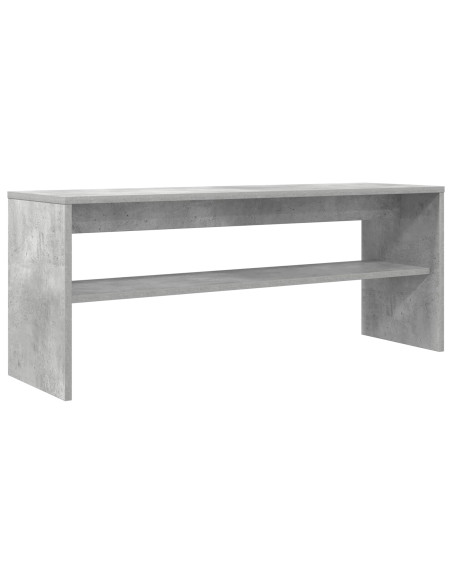 Mobile TV Grigio cemento 100 x 30 x 40 cm Legno multistrato