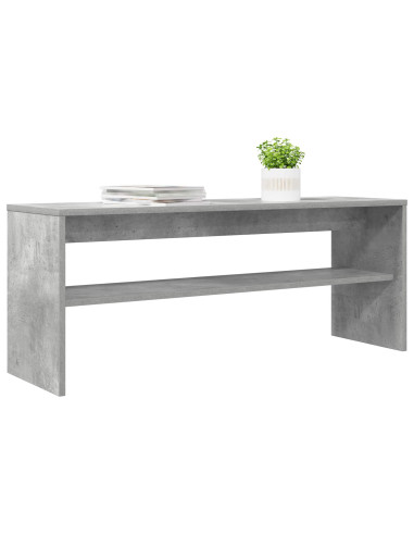 Mobile TV Grigio cemento 100 x 30 x 40 cm Legno multistrato