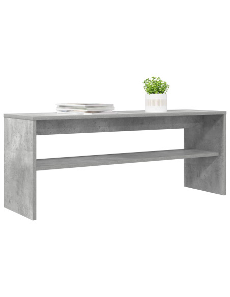 Mobile TV Grigio cemento 100 x 30 x 40 cm Legno multistrato