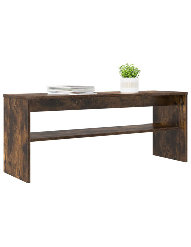 Mobile TV Rovere fumé 100 x 30 x 40 cm Legno multistrato