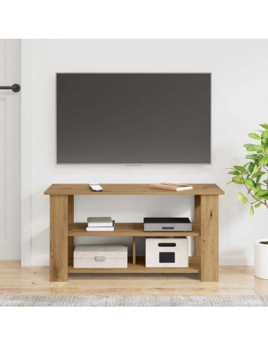 Supporto TV Rovere artigianale 100 x 40 x 50 cm