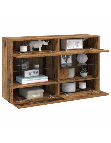 Mobile TV da parete Legno vecchio 98,5 x 30 x 60,5 cm