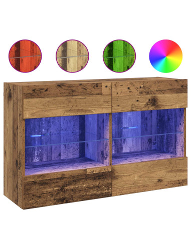 Mobile TV da parete Legno vecchio 98,5 x 30 x 60,5 cm