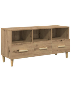 Mobile TV con cassetto Rovere Artigianale 102 x 35,5 x 50 cm 2