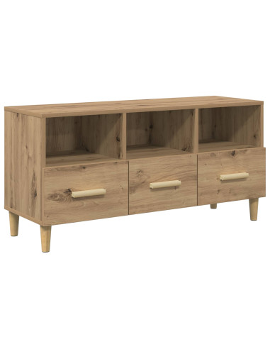 Mobile TV con cassetto Rovere Artigianale 102 x 35,5 x 50 cm