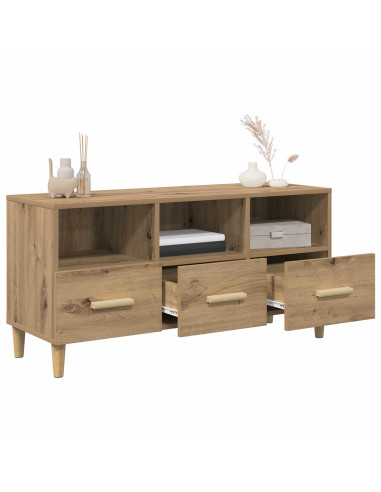 Mobile TV con cassetto Rovere Artigianale 102 x 35,5 x 50 cm