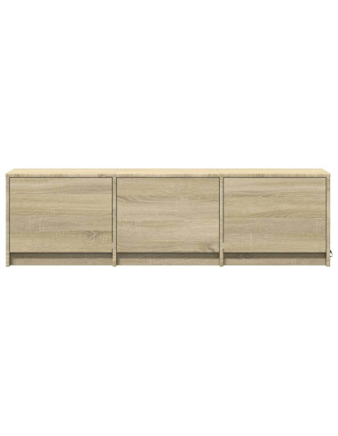 Mobile TV con led Sonoma 140 x 34 x 40 cm Legno multistrato