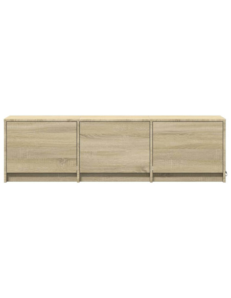 Mobile TV con led Sonoma 140 x 34 x 40 cm Legno multistrato