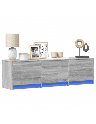 Mobile TV Grigio Sonoma 140 x 34 x 40 cm Legno multistrato