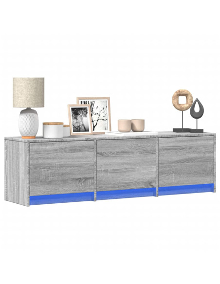 Mobile TV Grigio Sonoma 140 x 34 x 40 cm Legno multistrato