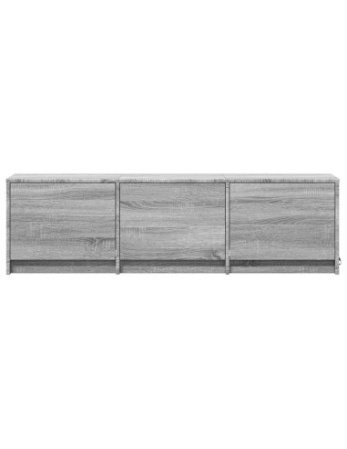 Mobile TV Grigio Sonoma 140 x 34 x 40 cm Legno multistrato