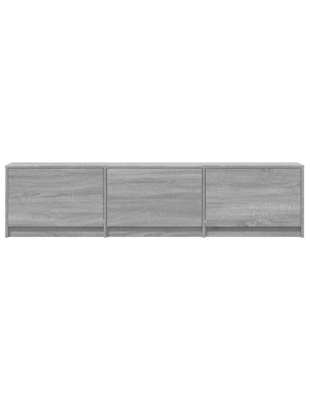 Mobile TV Grigio Sonoma 165 x 34 x 40 cm Legno multistrato
