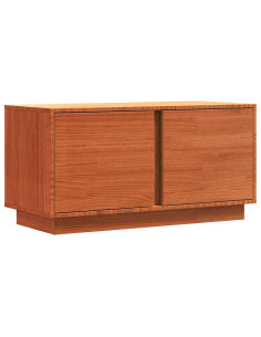 Mobile TV Marrone cerato 80 x 35 x 40,5 cm Pino massello 2