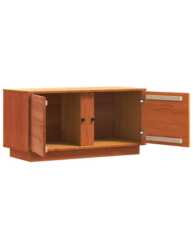 Mobile TV Marrone cerato 80 x 35 x 40,5 cm Pino massello