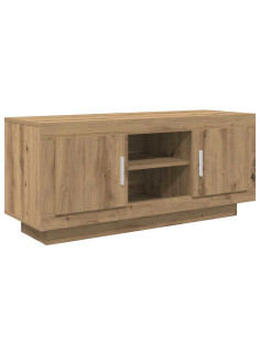Mobile TV Rovere artigianale 102 x 35 x 45 cm Legno multistrato 2