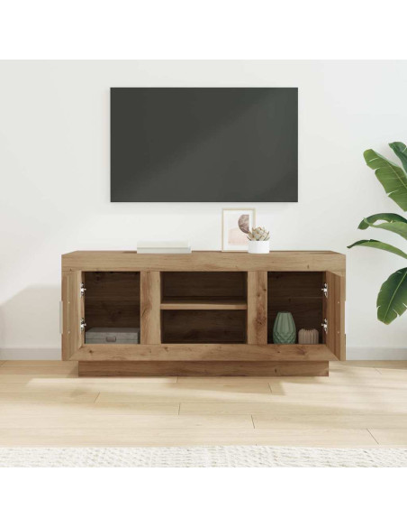Mobile TV Rovere artigianale 102 x 35 x 45 cm Legno multistrato