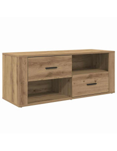 Mobile TV Rovere artigianale 100 x 35 x 40 cm Legno multistrato 2
