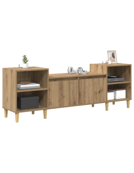 Mobile TV Rovere artigianale 160 x 35 x 55 cm Legno multistrato