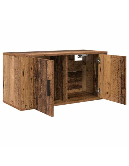 Mobile TV da parete Legno vecchio 80 x 34,5 x 40 cm