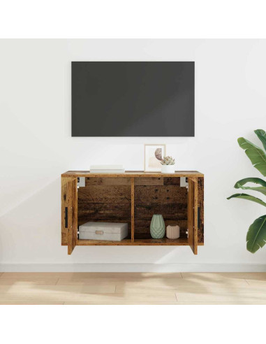 Mobile TV da parete Legno vecchio 80 x 34,5 x 40 cm
