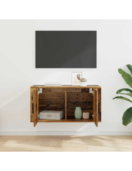 Mobile TV da parete Legno vecchio 80 x 34,5 x 40 cm