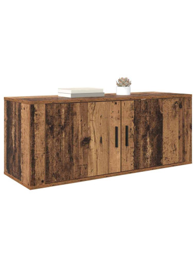 Mobile TV da parete Legno vecchio 100 x 34,5 x 40 cm