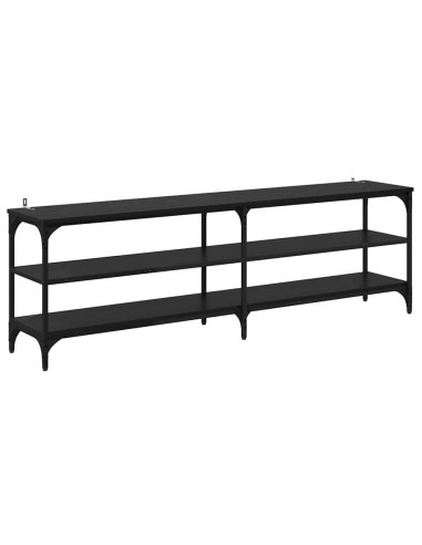 Mobile TV Rovere Nero 160 x 30 x 50 cm