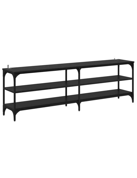 Mobile TV Rovere Nero 160 x 30 x 50 cm