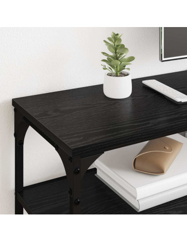 Mobile TV Rovere Nero 160 x 30 x 50 cm