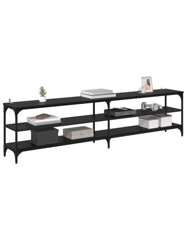 Mobile TV Rovere Nero 200 x 30 x 50 cm