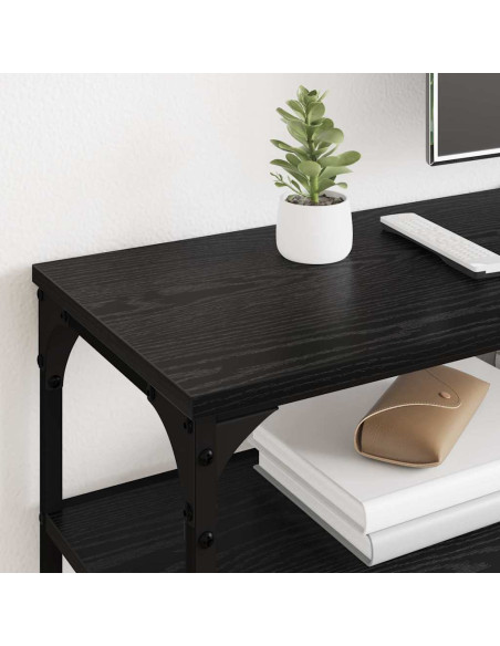 Mobile TV Rovere Nero 200 x 30 x 50 cm