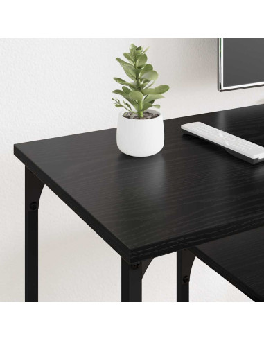 Mobile TV Rovere Nero 102 x 35 x 45,5 cm