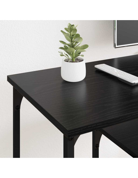 Mobile TV Rovere Nero 102 x 35 x 45,5 cm