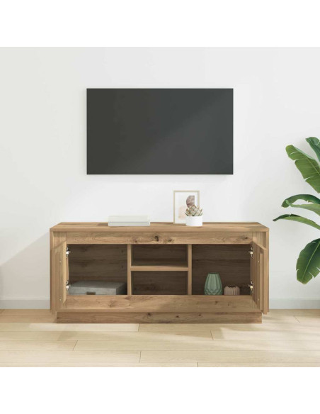 Mobile TV Rovere artigianale 102 x 35 x 45 cm Legno multistrato