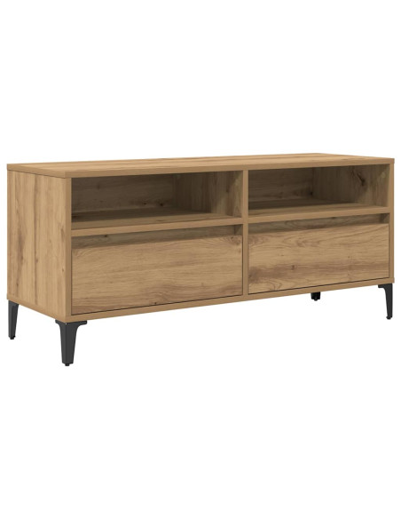 Mobile TV con cassetto Rovere artigianale 100 x 34,5 x 44,5 cm