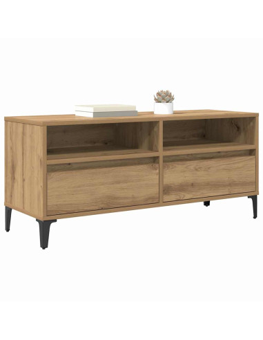 Mobile TV con cassetto Rovere artigianale 100 x 34,5 x 44,5 cm