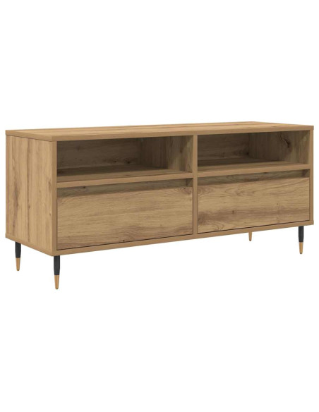Mobile TV con cassetto Rovere artigianale 100 x 34,5 x 44,5 cm