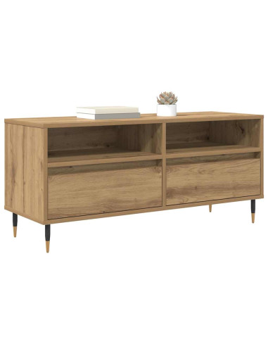Mobile TV con cassetto Rovere artigianale 100 x 34,5 x 44,5 cm