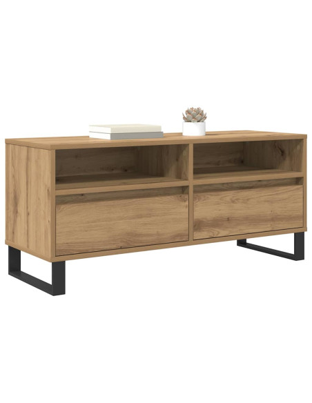 Mobile TV con cassetto Rovere artigianale 100 x 34,5 x 44,5 cm