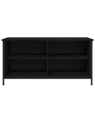 Mobile TV Rovere Nero 100 x 40 x 50 cm Legno multistrato