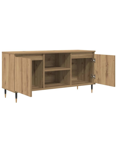 Mobile TV Rovere artigianale 104 x 35 x 50 cm Legno multistrato