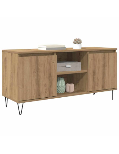 Mobile TV Rovere artigianale 104 x 35 x 50 cm Legno multistrato