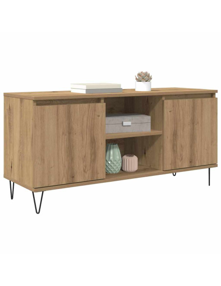 Mobile TV Rovere artigianale 104 x 35 x 50 cm Legno multistrato