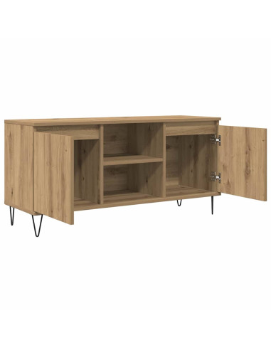 Mobile TV Rovere artigianale 104 x 35 x 50 cm Legno multistrato